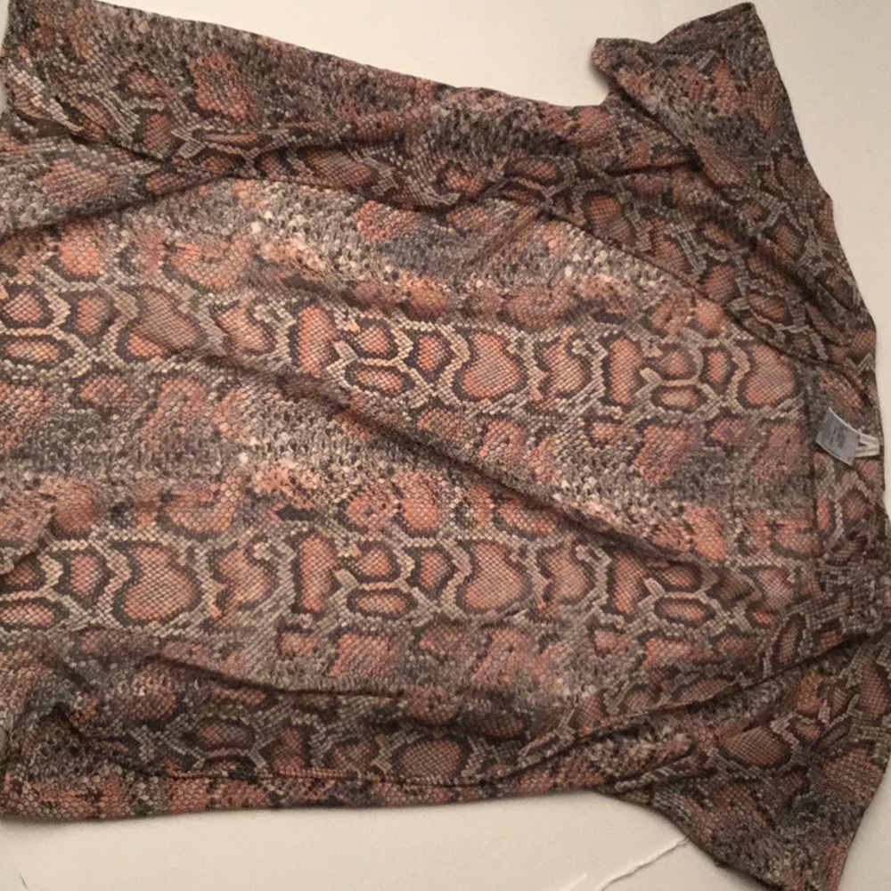 Long snake overcoat thin brand new with tags!